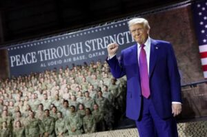 Trump administration live updates: President arrives in the UAE after addressing U.S. military personnel in Qatar